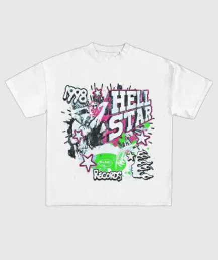 Hellstar 1998 Records T Shirt White
