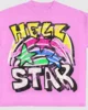 Hellstar Graphic Pink T Shirt 1