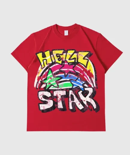 Hellstar Graphic Red T Shirt