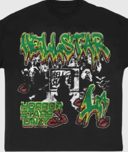 Hellstar Horror Stars Onzy T Shirt Black 1